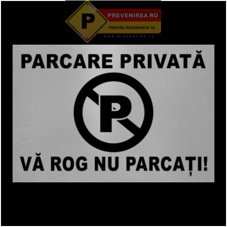 Indicatoare din aluminiu pentru parcari